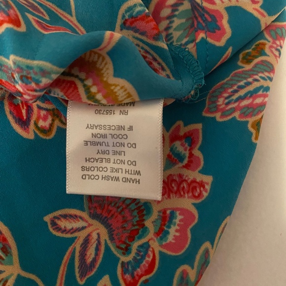 Rose +Olive Floral Small Blouse - Picture 5 of 6